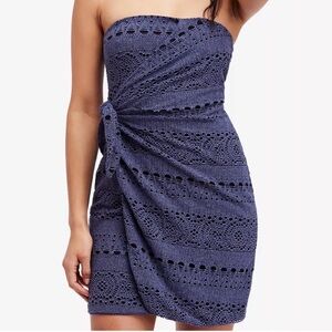 Free People Oceanside Strapless Mini Dress